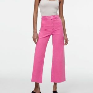 NWT Zara high waisted sailor straight jeans